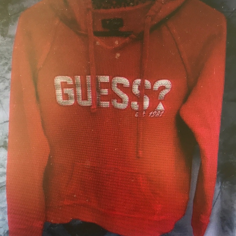 GUESS Kids Red Hoodie